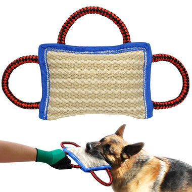 Jute Dog Bite Training Pillow